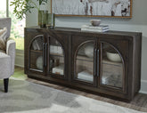 A2Z Furniture - Ashley Furniture - Dreley Accent Cabinet - Accent Cabinet / Grayish Brown - A4000586